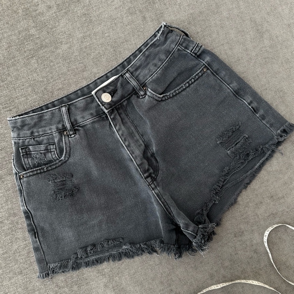 Pacsun Faded Black Jean Shorts
